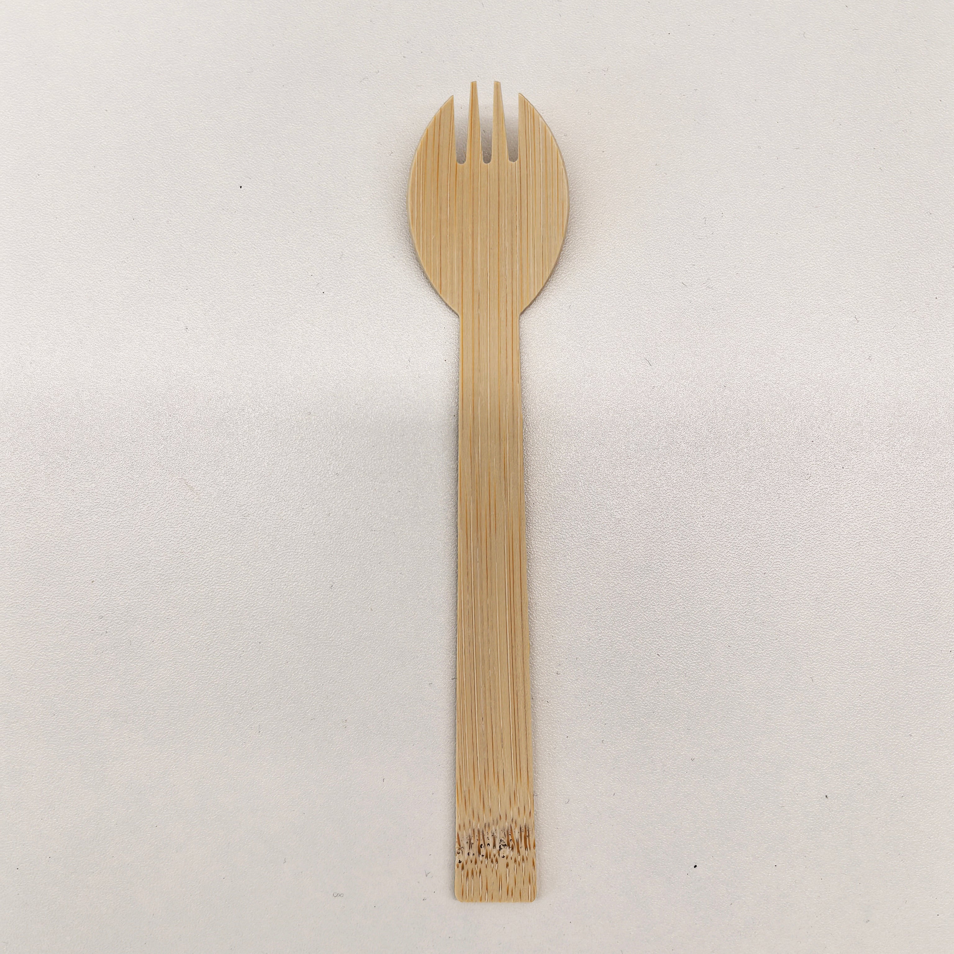 Combiné fourchette cuillère en bambou ( Lot de 100 pièces )